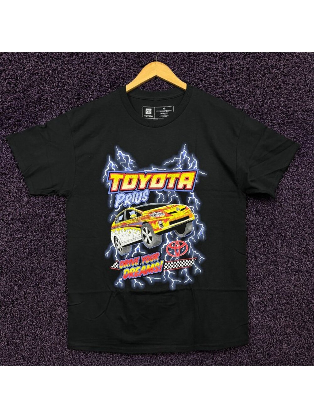 Toyota Prius Rally Car Racing Drive Your Dreams T-Shirt L